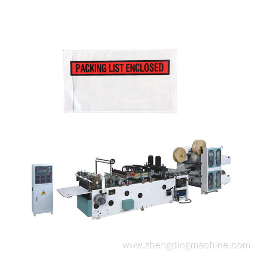 Self Adhesive Enclosed Envelope Making Machine